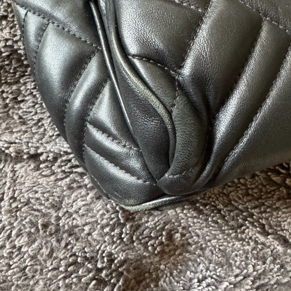 MICHAEL KORS Abbey Black Quilted Backpack